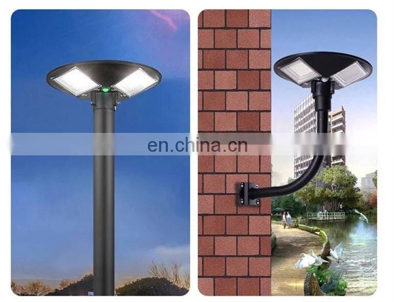 Remote Control UFO Solar Street Light For Garden Landscape 150W 250W 300W 500W Round UFO Solar Lights