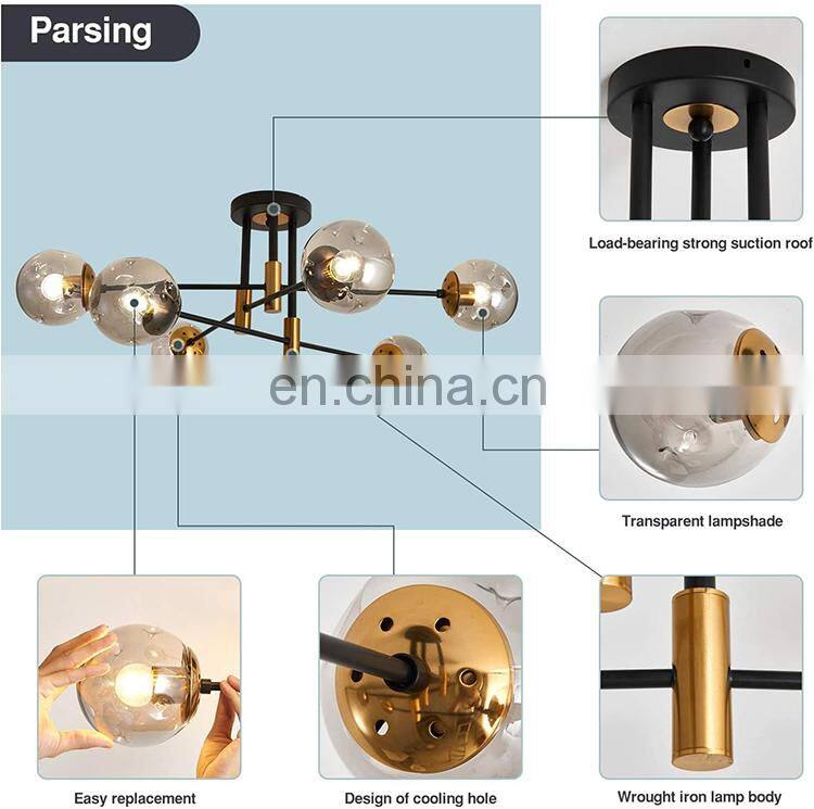 Nordic Modern Loft Home Living Room Fixture Hanging Decoration Ceiling Pendant Light Led Chandelier