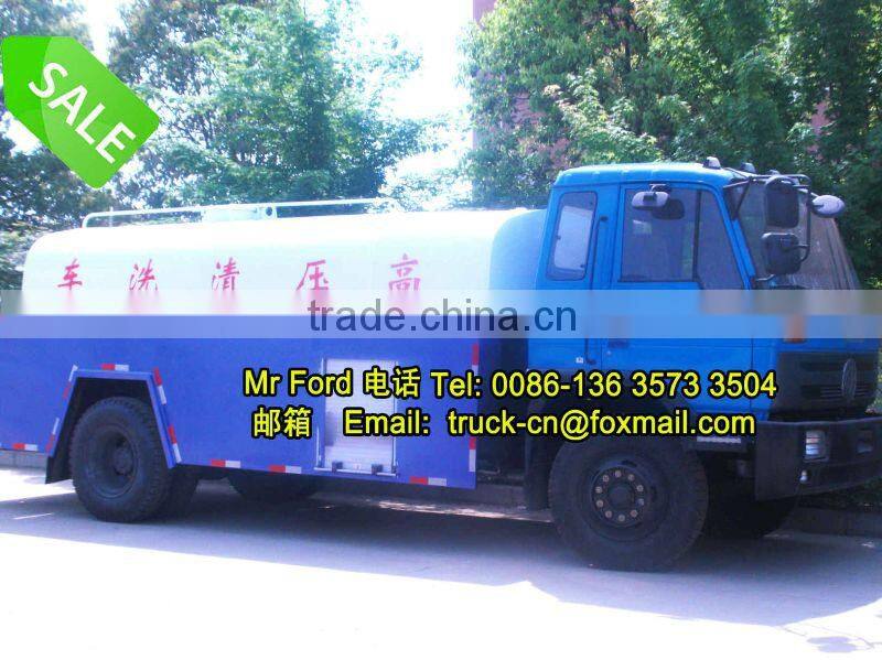 Dongfeng 10000L high pressure water cleaning truck 0086-13635733504