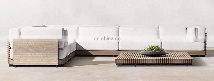 outdoor arab 3 wooden upholstered corner garden sofas sets designs living room furniture