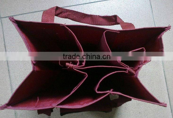 2013 Promotional Non woven Wine Bag non woven 6 bottle wine bag