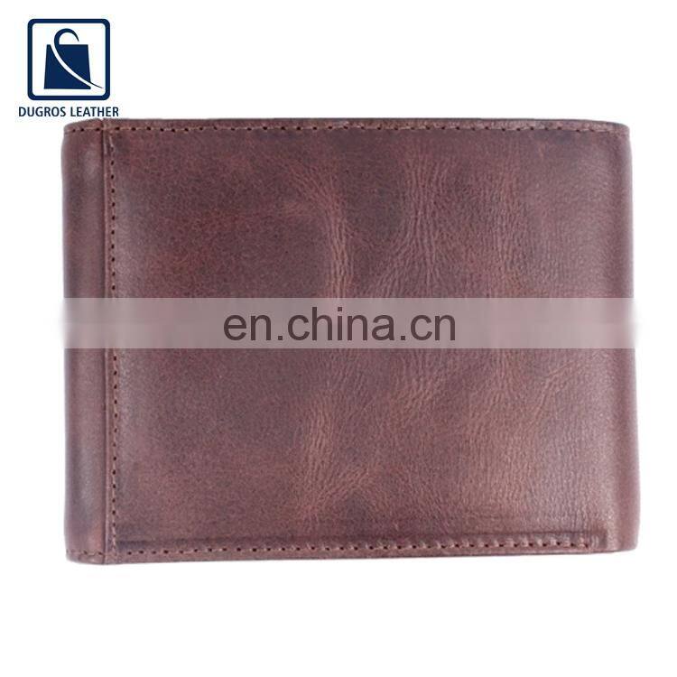 Latest Design Wholesale Durable RFID Leather Wallet for Men