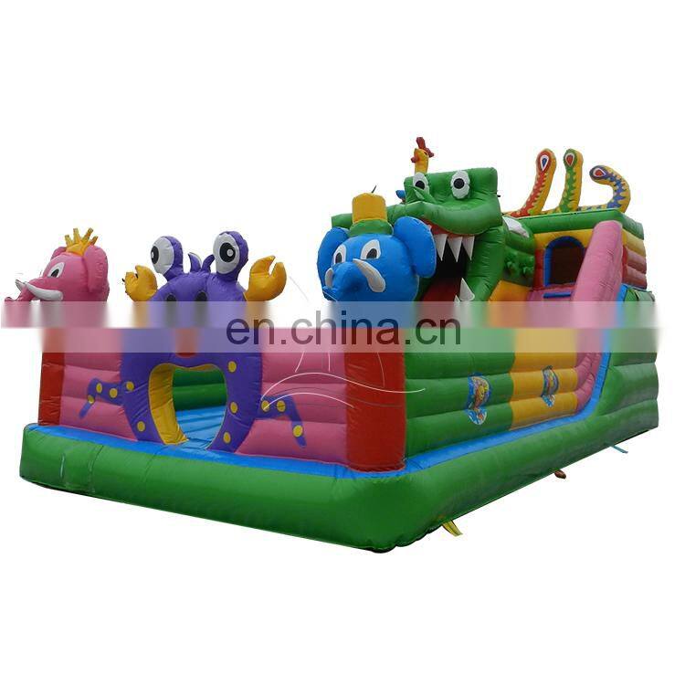 Cheap commercial giant inflatable trampoline with factory price