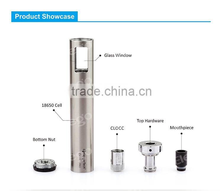 New Arrival 4ml All-in-one Style Kanger EVOD Pro Starter Kit with OLOCC 0.15ohm to 2.5ohm Coil