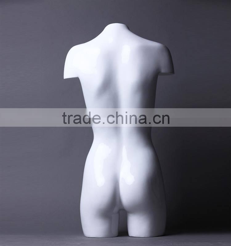 high quality half body fiberglass female torso mannequin