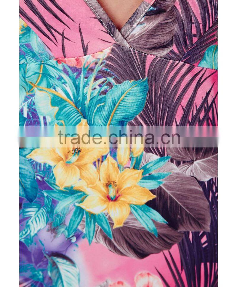 2015 Customized Plus Size sexy beach dress