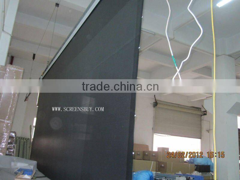 Wedding ceremony motorized screen