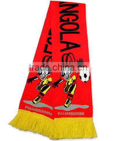 Selling world cup football match scarf sports team scarf popular fashion scarf