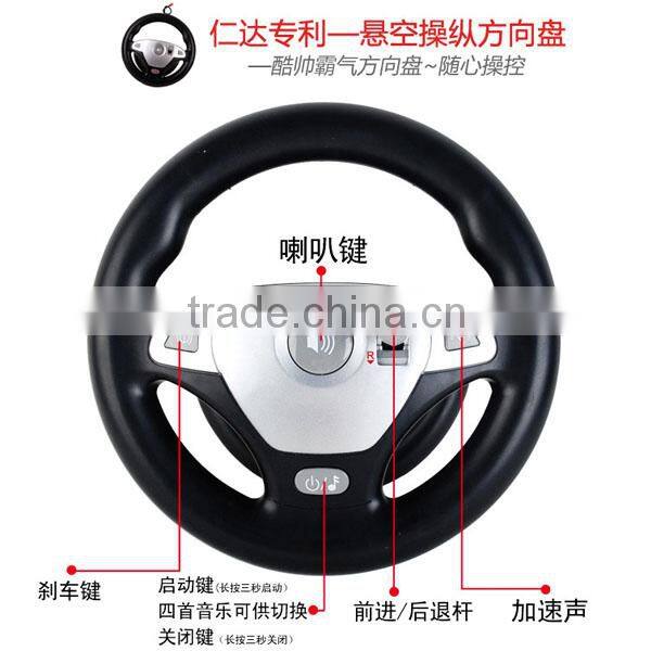 RC Stunt hobby Car with steering wheel in Gravity sensing, with light and music, rc car, rc toys