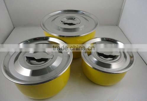 3pcs stainless steel cookware sets stock pots