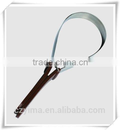 stainless steel shedding blade with plastic handle