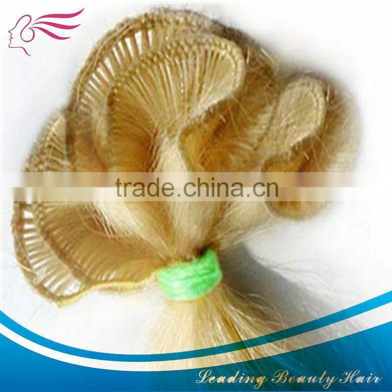 Remy Handtied human hair seamless weft