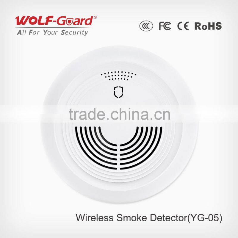 2015 new products wireless smoke detector or smoke alarm