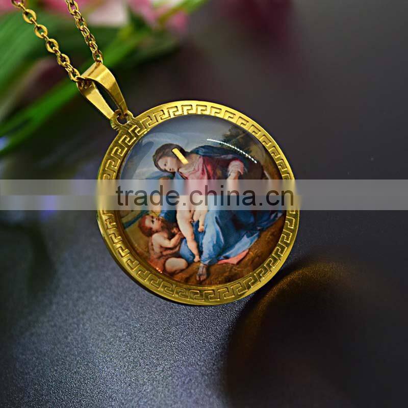 Made in China Virgin Mary stainless steel jewelry gift jewelry sets for mother