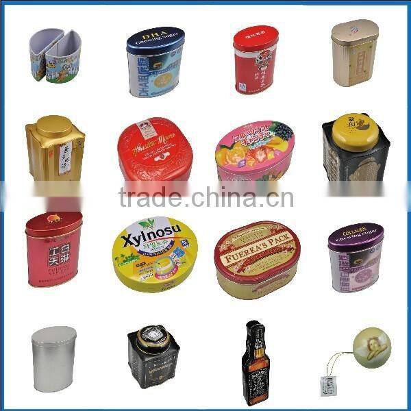 Lovely heart shape chocolate tin cans
