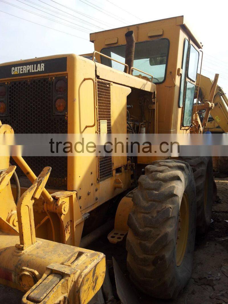 used good condition motor grader cater 140G in shanghai