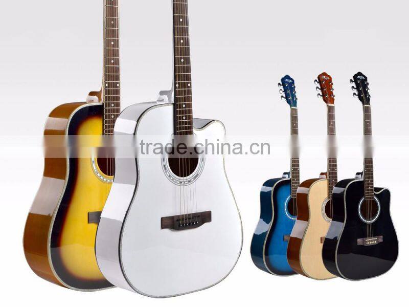 IN STOCK Cheap 41inch basswood electric acoustic guitar