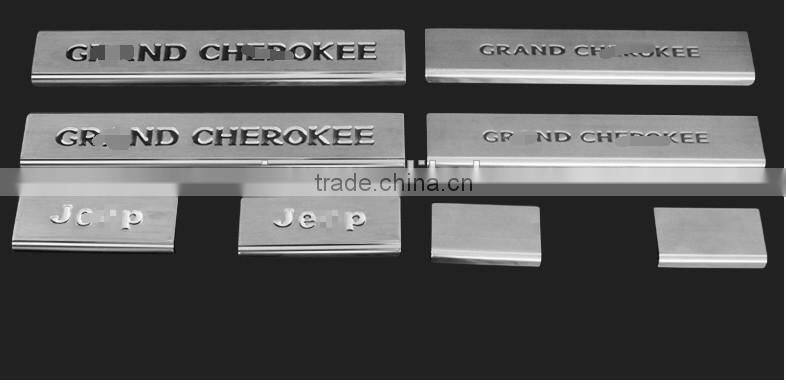 Auto tuning accessories Door Sills Door Sill Plate With Led Light for Jeep Grand Cherokee
