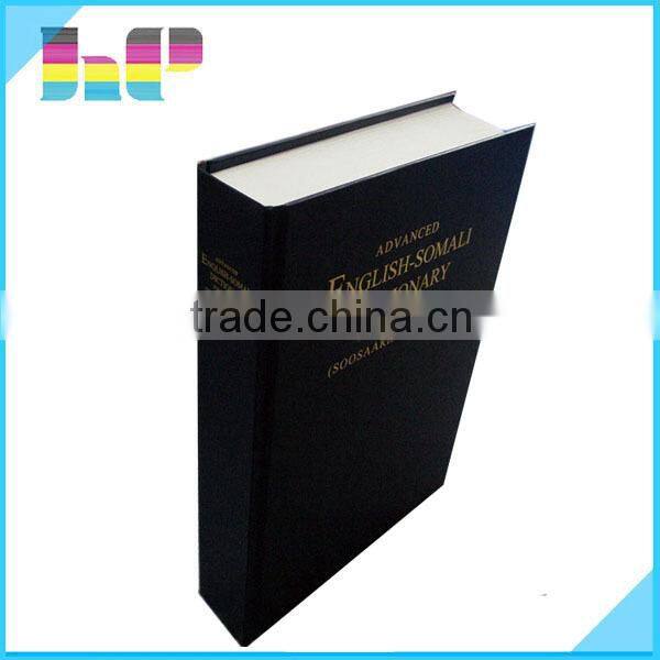 Elegant direct custom high quality dictionary hardcover book printing with low price