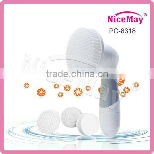4-1 waterproof face & body cleansing & massager brush