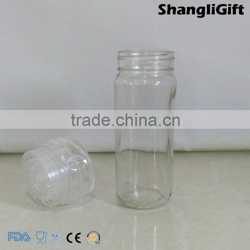 110ml Spiece Bottle Glass Pepper Sauce Grinder Bottle