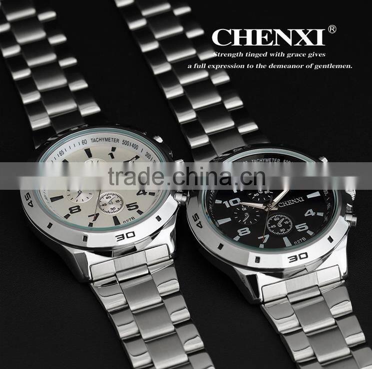 Made In China Factory Price japan movt Quartz watch stainless steel back