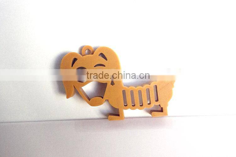 2015 Particular small silicone keychains/ charms pendants/ Pierced pendants