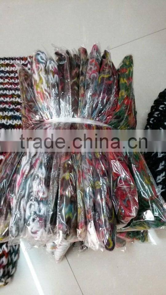 Wholesale 10 Colors in Stock Fashion Lady New Colorful Knitted Winter Loop Scarf