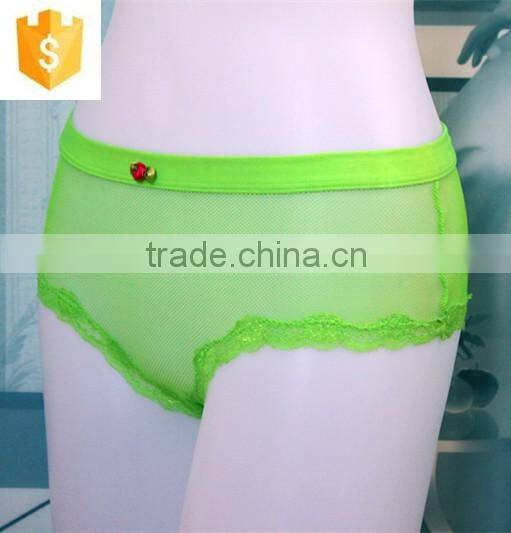 high quality soft young girls underwear lace sexy mesh panty