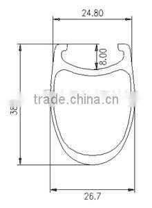 hot saling 2 Years warranty road bike 30mm disc 25mm wide clincher wheel,disc braking wheel 700C wheels with novatec hub