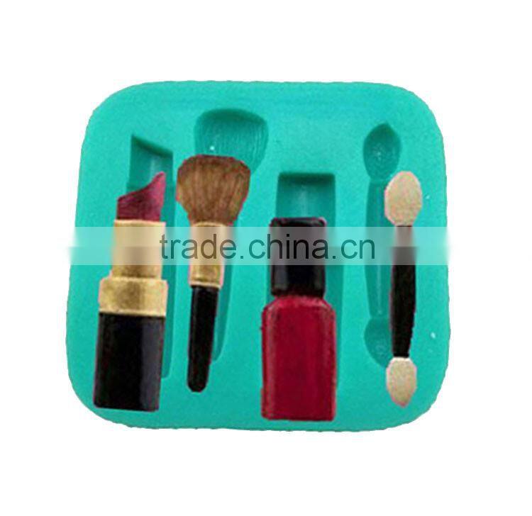 Lipstick Silicone Fondant Mould Cake Sugarcraft Chocolate Decorating Baking Mold