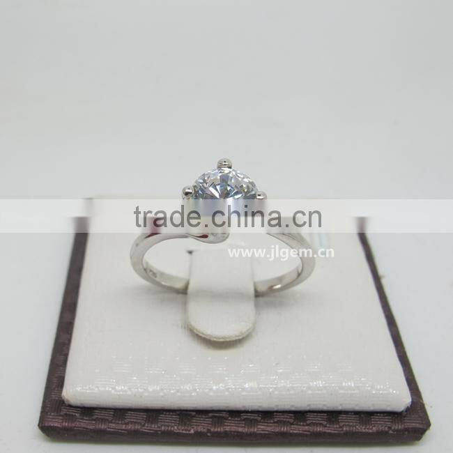 True Love Diamond Brilliant AAA CZ 925 Silver Wedding Ring