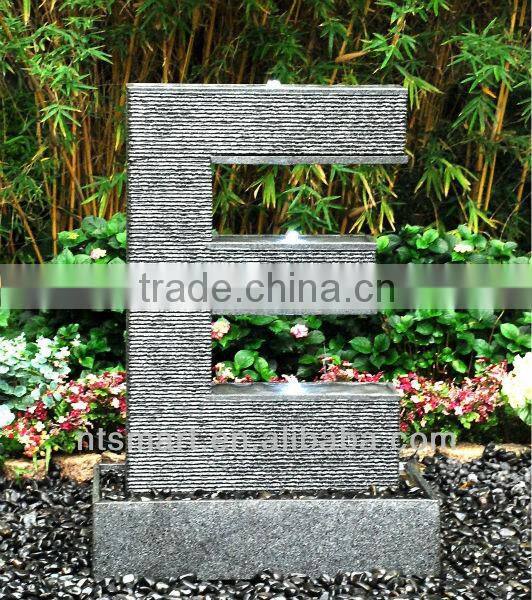 granite letter fountain N