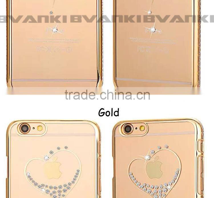 Hot Bling Mobile Phone Cover Sublimation For iPhone Cover,Mini PC Case For iPhone 6 Housing Back Cover Celulares Grandes