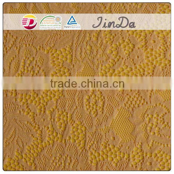 Durable popular brown lace fabric for women dressing