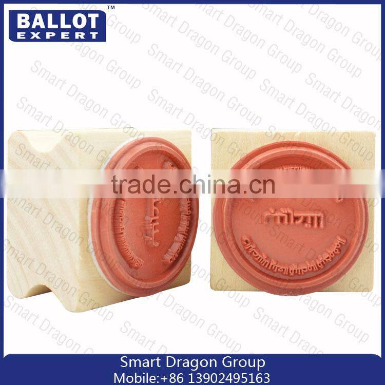 SE-SCS001 2015 new style high quality plastic round rubber stamp materials