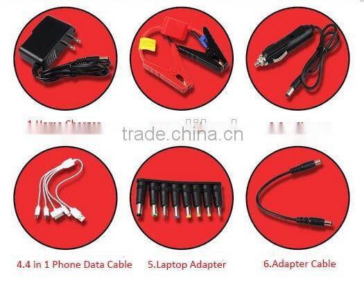 12V Emergency Car Jumper Starter Power Bank