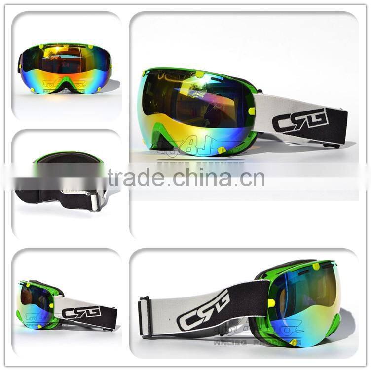 BJ-MG-017A Aftermarket Custom Popular Reflective Lens Skiing Transparent Glasses Dex Snow Goggles