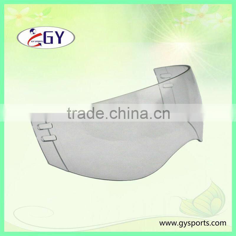 Both Side Fog Free And Anti-scratch High Quality Clear Ice Hockey Visor CE Approval