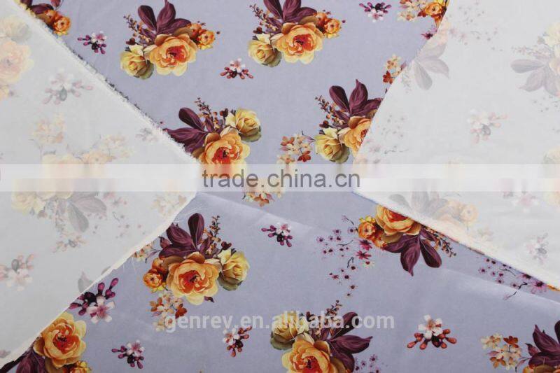 factory direct sale digital print polyester fabric polyester fabric printing polyester satin fabric