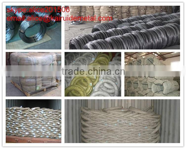 wholesale factory produce galvanized iron wire for construction,black annealed wire