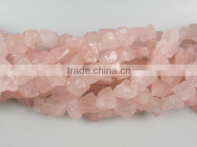 Natural rough nugget Madagascar rose quartz