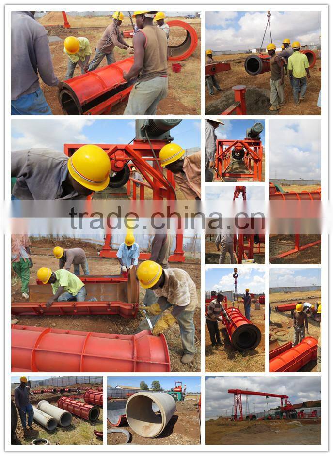 Diameter 300-600 concrete culvert pipe machine
