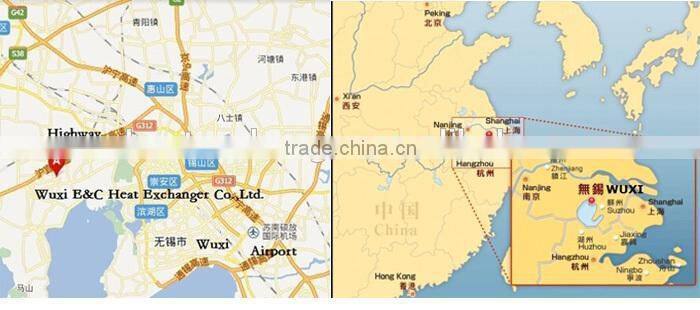 China export aluminum type automatic oil cooler heat exchanger