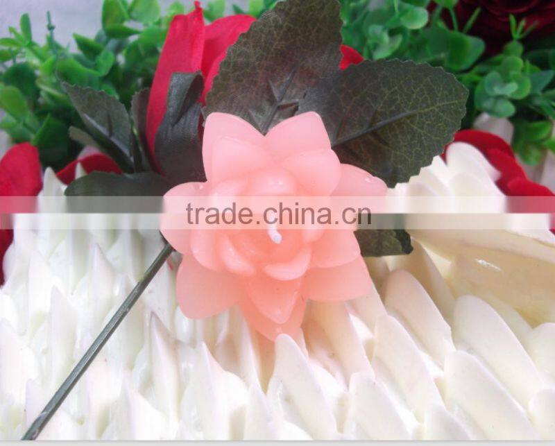2016 New Scented Flower Birthday Candle/Buy Scented Lotus Flower Candles