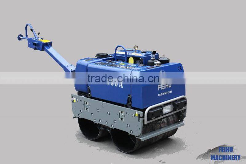 For sale good quality diesel engine electric start mini road roller price are reasonable