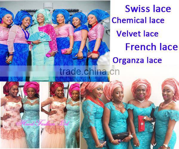 high quality royal blue African Velvet lace fabric Handcut velvet lace VB008-1 navy blue