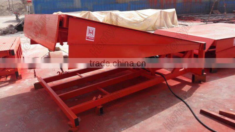 stationary heavy duty garage forklift dock leveler