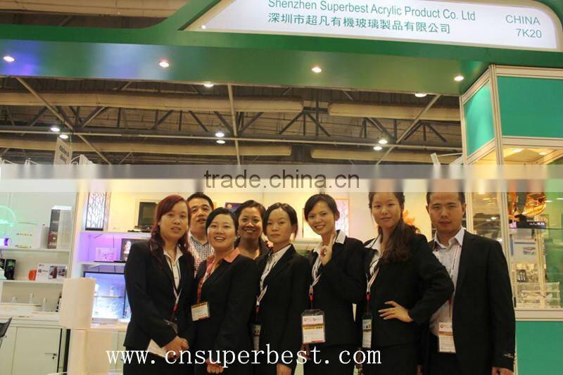 L shape acrylic necklace display