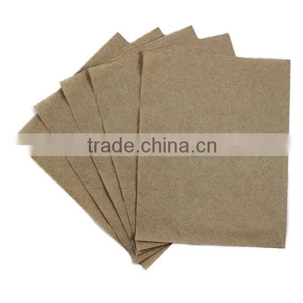 Kraft Fold Dinner Napkin, 12" x 13", 1 ply Kraft (6000 Pcs) (Case of 20 Bags, 300 Per Pack)